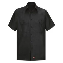 Men's Red Kap Solid Ripstop Shirt -Carhartts Clothing Store 0 650 red kap solid ripstop shirt black