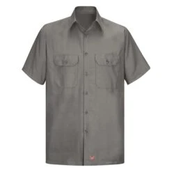 Men's Red Kap Solid Ripstop Shirt -Carhartts Clothing Store 0 650 red kap solid ripstop shirt gray