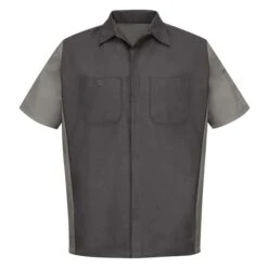 Men's Red Kap Two-Tone Crew Shirt 21 Men's Red Kap Two-Tone Crew Shirt -Carhartts Clothing Store 0 650 red kap two tone crew shirt charcoal gray