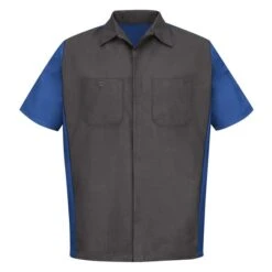 Men's Red Kap Two-Tone Crew Shirt 27 Men's Red Kap Two-Tone Crew Shirt -Carhartts Clothing Store 0 650 red kap two tone crew shirt charcoal royal blue