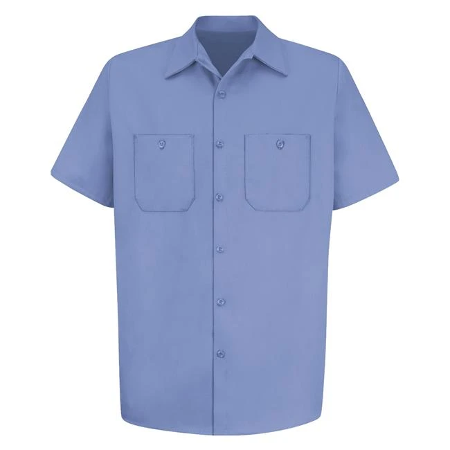 Men's Red Kap Wrinkle Resistant Cotton Work Shirt 4 Men's Red Kap Wrinkle Resistant Cotton Work Shirt - Image 4