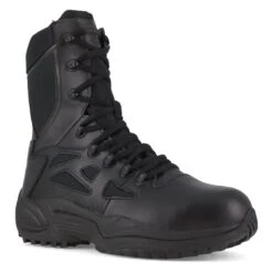 Men's Reebok 8" Rapid Response RB Composite Toe Side-Zip Boots -Carhartts Clothing Store 0 650 reebok 8 rapid response rb composite toe side zip black1