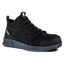Men's Reebok Fusion Formidable Work Mid Composite Toe Boots -Carhartts Clothing Store 0 650 reebok fusion formidable work mid composite toe boots black gray crazy horse leather