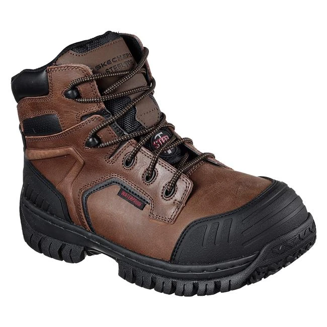 Men's Skechers Work Onkin Steel Toe Waterproof Boots 1 Men's Skechers Work Onkin Steel Toe Waterproof Boots