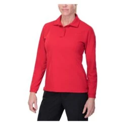 Women's Vertx Coldblack Long Sleeve Polo -Carhartts Clothing Store 0 650 vertx coldblack long sleeve polo red2