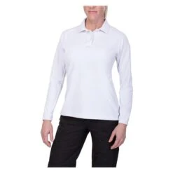 Women's Vertx Coldblack Long Sleeve Polo -Carhartts Clothing Store 0 650 vertx coldblack long sleeve polo white2