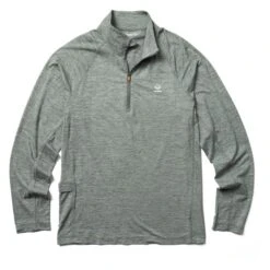 Men's Wolverine Sun-Stop Eco 1/2 Zip -Carhartts Clothing Store 0 650 wolverine sun stop eco 1 2 zip gunmetal heather