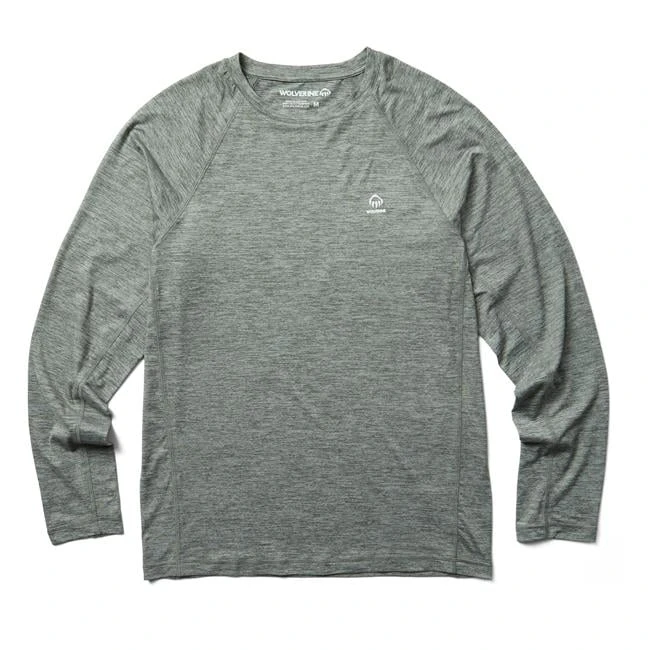 Men's Wolverine Sun-Stop Long Sleeve Crew 3 Men's Wolverine Sun-Stop Long Sleeve Crew - Image 3