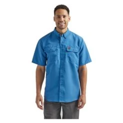 Men's Wrangler Lightweight Workshirt -Carhartts Clothing Store 0 650 wrangler lightweight workshirt blue