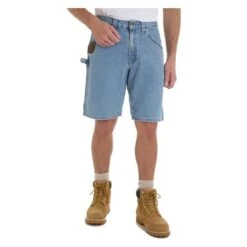 Men's Wrangler Riggs 10.5" Relaxed Fit Ripstop Carpenter Shorts 9 Men's Wrangler Riggs 10.5" Relaxed Fit Ripstop Carpenter Shorts -Carhartts Clothing Store 0 650 wrangler riggs 10 5 relaxed fit denim carpenter shorts vintage indigo