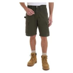Men's Wrangler Riggs 10.5" Relaxed Fit Ripstop Ranger Shorts -Carhartts Clothing Store 0 650 wrangler riggs 10 5 relaxed fit ripstop ranger shorts loden
