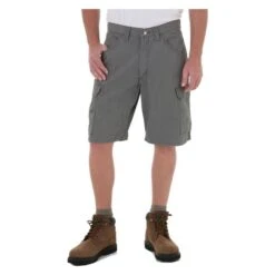 Men's Wrangler Riggs 10.5" Relaxed Fit Ripstop Ranger Shorts -Carhartts Clothing Store 0 650 wrangler riggs 10 5 relaxed fit ripstop ranger shorts slate