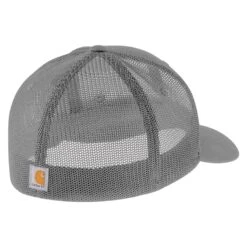 Carhartt Fitted Canvas Mesh Back Graphic Hat -Carhartts Clothing Store 1 1001 carhartt fitted canvas mesh back graphic hat asphalt