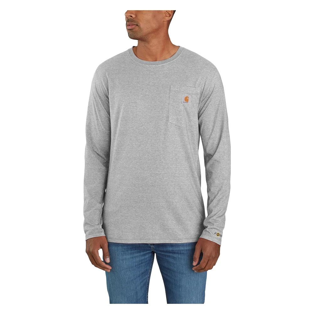 Men's Carhartt Force Long Sleeve Pocket T-Shirt 4 Men's Carhartt Force Long Sleeve Pocket T-Shirt - Image 4
