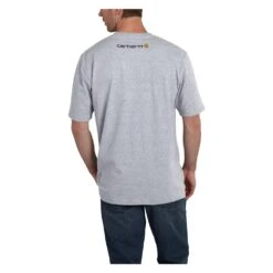 Men's Carhartt Logo T-Shirt -Carhartts Clothing Store 1 1001 carhartt logo t shirt heather gray