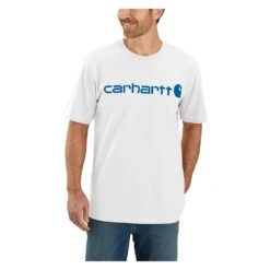 Men's Carhartt Logo T-Shirt -Carhartts Clothing Store 1 1001 carhartt logo t shirt white