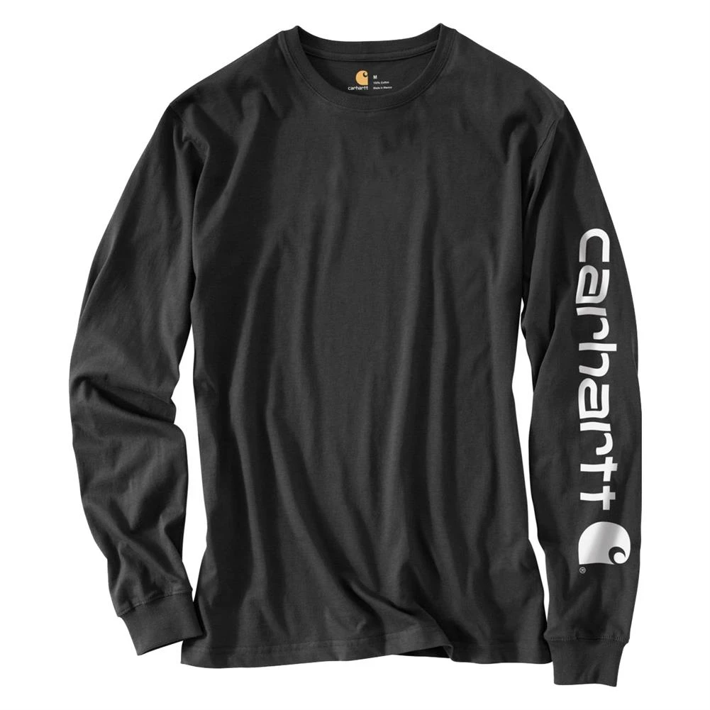 Men's Carhartt Long Sleeve Logo T-Shirt 5 Men's Carhartt Long Sleeve Logo T-Shirt - Image 5