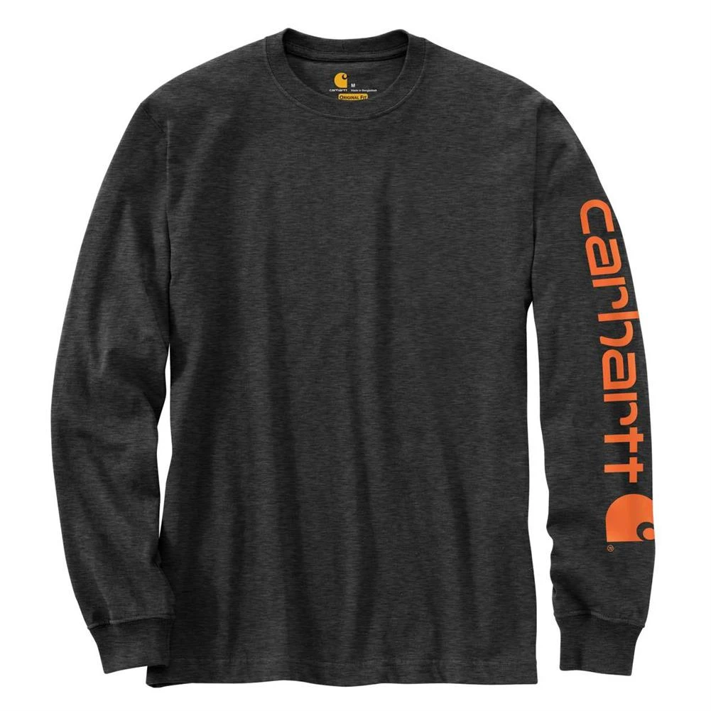 Men's Carhartt Long Sleeve Logo T-Shirt 2 Men's Carhartt Long Sleeve Logo T-Shirt - Image 2