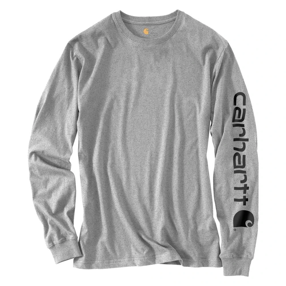 Men's Carhartt Long Sleeve Logo T-Shirt 7 Men's Carhartt Long Sleeve Logo T-Shirt - Image 7