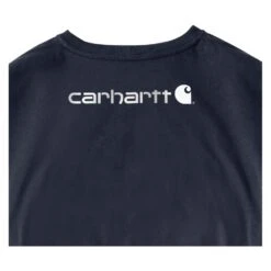 Men's Carhartt Long Sleeve Logo T-Shirt 25 Men's Carhartt Long Sleeve Logo T-Shirt -Carhartts Clothing Store 1 1001 carhartt long sleeve logo t shirt navy