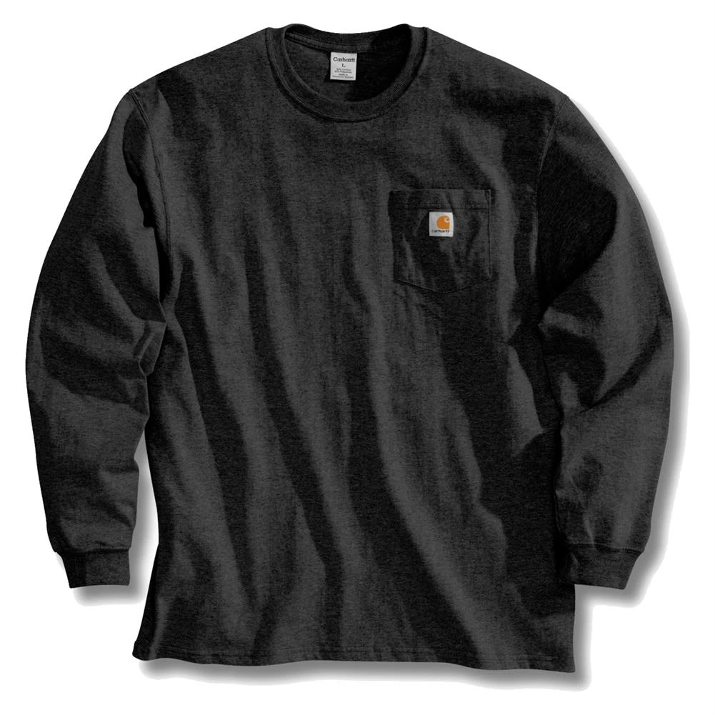 Men's Carhartt Long Sleeve Workwear Pocket T-Shirt 4 Men's Carhartt Long Sleeve Workwear Pocket T-Shirt - Image 4