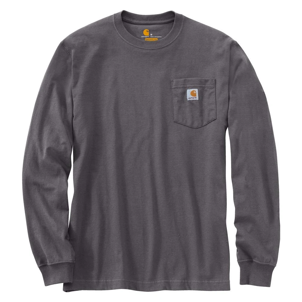 Men's Carhartt Long Sleeve Workwear Pocket T-Shirt 2 Men's Carhartt Long Sleeve Workwear Pocket T-Shirt - Image 2