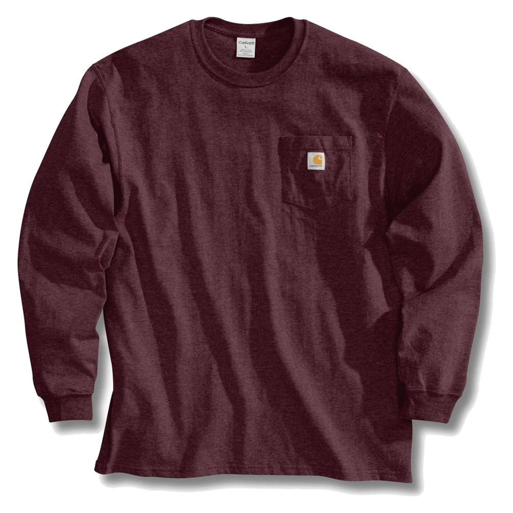 Men's Carhartt Long Sleeve Workwear Pocket T-Shirt 10 Men's Carhartt Long Sleeve Workwear Pocket T-Shirt - Image 10