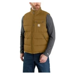 Men's Carhartt Loose Fit Insulated Vest -Carhartts Clothing Store 1 1001 carhartt loose fit insulated vest oak brown