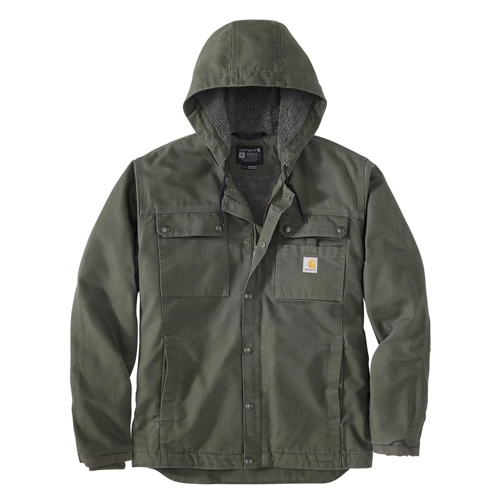 Men's Carhartt Relaxed Fit Washed Duck Utility Jacket 4 Men's Carhartt Relaxed Fit Washed Duck Utility Jacket - Image 4