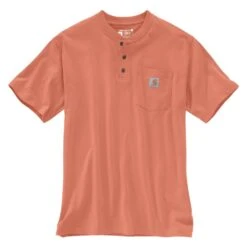 Men's Carhartt Workwear Pocket Henley -Carhartts Clothing Store 1 1001 carhartt workwear pocket henley terracotta
