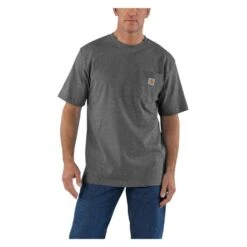 Men's Carhartt Workwear Pocket T-Shirt -Carhartts Clothing Store 1 1001 carhartt workwear pocket t shirt carbon heather