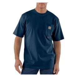 Men's Carhartt Workwear Pocket T-Shirt -Carhartts Clothing Store 1 1001 carhartt workwear pocket t shirt navy