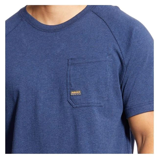 Men's Ariat Rebar Cotton Strong T-Shirt 2 Men's Ariat Rebar Cotton Strong T-Shirt - Image 2