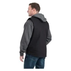 Men's Berne Workwear Duck Workmans Vest - Quilt Lined 18 Men's Berne Workwear Duck Workmans Vest - Quilt Lined -Carhartts Clothing Store 1 650 berne workwear duck workmans vest quilt lined black