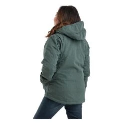 Women's Berne Workwear Heathered Duck Hoodie -Carhartts Clothing Store 1 650 berne workwear heathered duck hoodie jade
