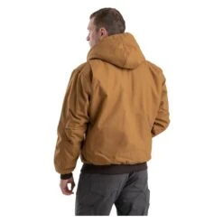 Men's Berne Workwear Original Hooded Jacket -Carhartts Clothing Store 1 650 berne workwear original hooded jacket brown duck