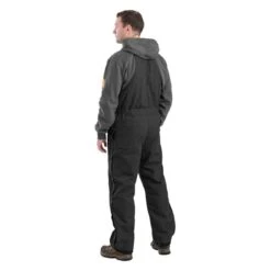 Men's Berne Workwear Original Washed Insulated Bib Overalls -Carhartts Clothing Store 1 650 berne workwear original washed insulated bib overalls black