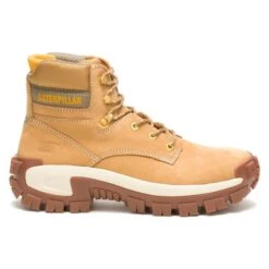 Men's CAT Invader Hi Steel Toe Boots -Carhartts Clothing Store 1 650 cat invader hi steel toe boots honey reset