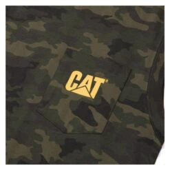 Men's CAT Trademark Sleeveless Pocket T-Shirt 24 Men's CAT Trademark Sleeveless Pocket T-Shirt -Carhartts Clothing Store 1 650 cat trademark sleeveless pocket t shirt night camo
