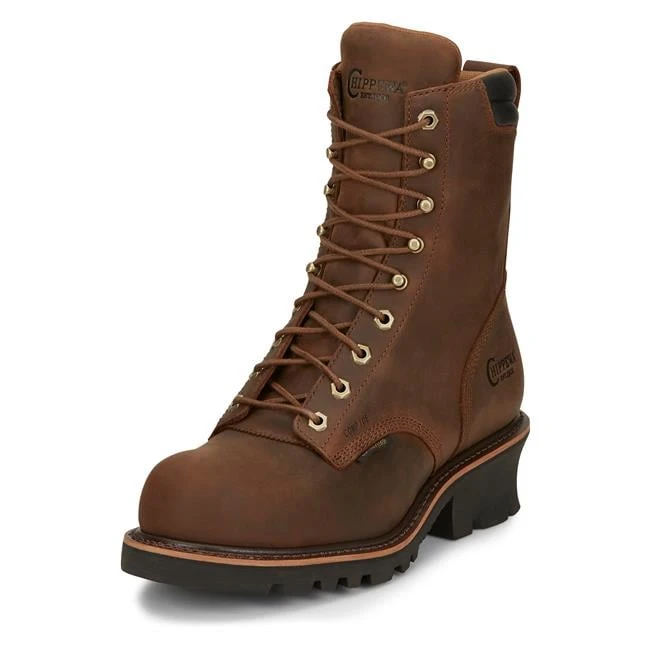 Men's Chippewa Boots 8" Valdor Logger Composite Toe Waterproof 2 Men's Chippewa Boots 8" Valdor Logger Composite Toe Waterproof - Image 2
