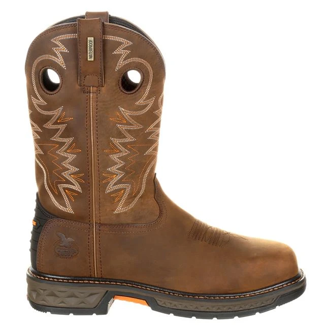 Men's Georgia 10" Carbo-Tec Square Toe Pull-On Alloy Toe Waterproof Boots 2 Men's Georgia 10" Carbo-Tec Square Toe Pull-On Alloy Toe Waterproof Boots - Image 2