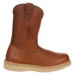 New Arrival -Carhartts Clothing Store 1 650 georgia 10 wedge wellington pull on steel toe barracuda gold