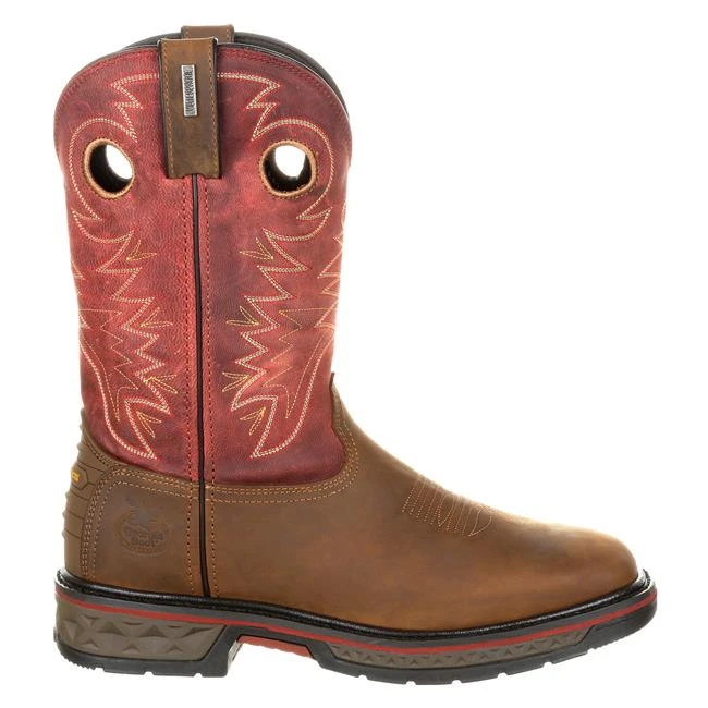 Men's Georgia 11" Carbo-Tec Square Toe Pull-On Waterproof Boots 2 Men's Georgia 11" Carbo-Tec Square Toe Pull-On Waterproof Boots - Image 2