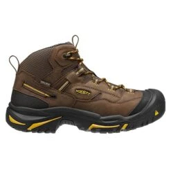 Men's Keen Utility Braddock Mid Steel Toe Waterproof Boots -Carhartts Clothing Store 1 650 keen utility braddock mid steel toe waterproof cascade brown tawny olive