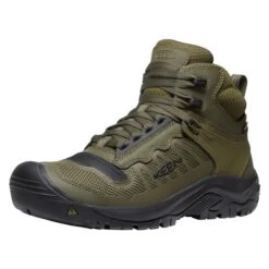 Men's Keen Utility Reno Mid KBF Waterproof Boots -Carhartts Clothing Store 1 650 keen utility reno mid kbf waterproof boots dark olive black