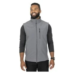 Men's Mission Made Soft Shell Vest -Carhartts Clothing Store 1 650 mission made soft shell vest wolf gray