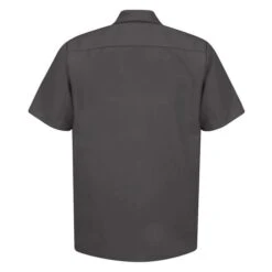 Men's Red Kap Industrial Solid Work Shirt -Carhartts Clothing Store 1 650 red kap industrial solid work shirt charcoal