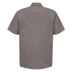 Men's Red Kap Industrial Solid Work Shirt -Carhartts Clothing Store 1 650 red kap industrial solid work shirt gray