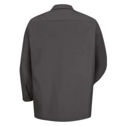 Men's Red Kap Long Sleeve Industrial Solid Work Shirt -Carhartts Clothing Store 1 650 red kap long sleeve industrial solid work shirt charcoal