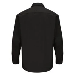 Men's Red Kap Long Sleeve Solid Crew Shirt -Carhartts Clothing Store 1 650 red kap long sleeve solid crew shirt black